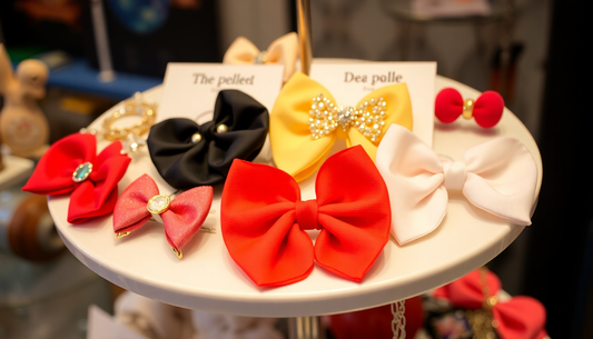 A collection of stylish Cute hair accessories on display