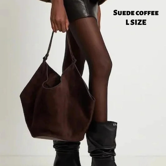 Chic Suede Tote Bag